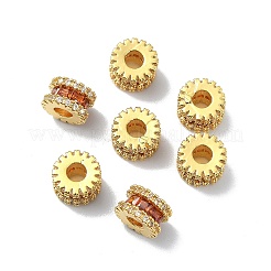 Brass Rhinestone Beads&nbsp;KK-P232-20G
