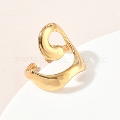 304 Stainless Steel Cuff Open Rings&nbsp;RJEW-G377-01G