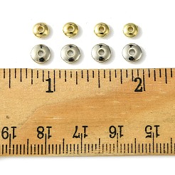 100 個の CCB プラスチックスペーサービーズ  ロンデル  ゴールドカラー  5x2mm  穴：1.4mm&nbsp;CCB-FS0001-08B