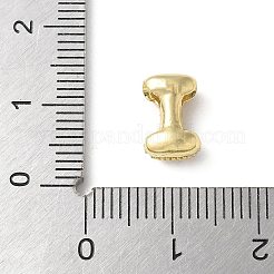 Brass Micro Pave Cubic Zirconia Beads&nbsp;KK-P290-61G-I