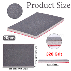 20Pcs 320 Grit  Sanding Sponge Grit Sanding Blocks&nbsp;TOOL-SP0001-05B