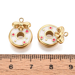 304 Stainless Steel Enamel Pendants&nbsp;STAS-T068-10B