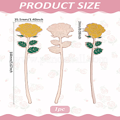 1Pc Alloy Enamel Bookmarks&nbsp;AJEW-LP0004-87B