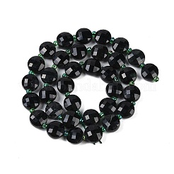 Natrual Black Jade Beads Strands&nbsp;G-B094-A24-01