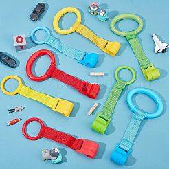 8Pcs 8 Style Plastic Play Bed Pull Ring&nbsp;AJEW-FH0001-94