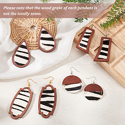 DIY Geometry Dangle Earring Making Kit&nbsp;DIY-OC0009-77