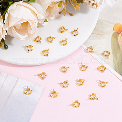 20Pcs Brass Spring Ring Clasps&nbsp;KK-BBC0025-75