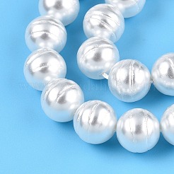 Transparent Spray Painted Glass Beads Strands&nbsp;GLAA-N001-40