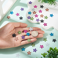 70Pcs 7 Colors Spray Paint 430 Stainless Steel Charms&nbsp;STAS-TA0006-07