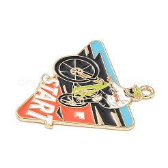 Sports Alloy Enamel Pendants&nbsp;ENAM-I074-01G-19