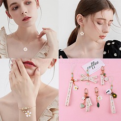 75Pcs 15 Styles Alloy Enamel Pendants&nbsp;ENAM-CJ0001-89