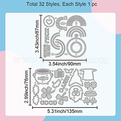 Saint Patrick's Day Carbon Steel Cutting Dies Stencils&nbsp;DIY-WH0309-1558