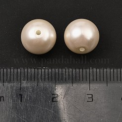 ガラスパールビーズ  ラウンド  パパイヤホイップ  5.5x4.5mm  穴：1~1.2mm&nbsp;GLAA-XCP0001-54