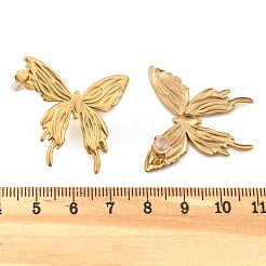 304 Stainless Steel Stud Earrings for Women&nbsp;EJEW-K306-21G