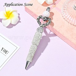 Heart Shape Polymer Clay Rhinestone Beads&nbsp;CLAY-NH0001-09B-09
