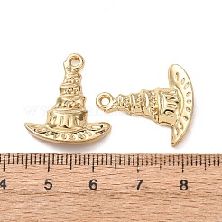 合金ペンダント  魔女の帽子のチャーム  ゴールドカラー  22.5x20x3mm  穴：1.8mm  約513個/1000g&nbsp;FIND-C094-11G