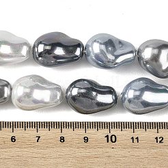 Electroplated Glass Beads Strands&nbsp;GL-CBA89C7-01D