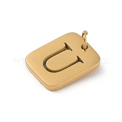 304 Stainless Steel Charms&nbsp;STAS-R001-01G-U