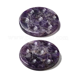 7Pcs 2 Styles Chakra Natural Amethyst Base Seven Star Group Display Decorations&nbsp;DJEW-K031-01B-03