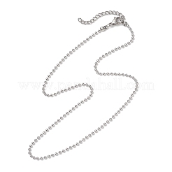 2MM 304 Stainless Steel Ball Chain Necklaces&nbsp;NJEW-JN05800