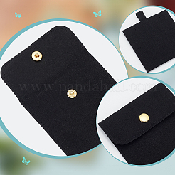 4 Sets Square Microfiber Packing Button Bags&nbsp;ABAG-WR0001-09C