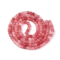Ombre Effect Dyed Crackle Glass Beads Strands&nbsp;GLAA-Q106-01A-B07