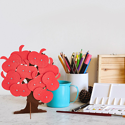DIY 3D Tree Kids Paintings&nbsp;DIY-OC0010-73
