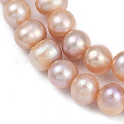Natural Cultured Freshwater Pearl Beads Strands&nbsp;PEAR-I007-07J-07B