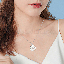 201ステンレススチールペンダント16個  レーザー切断  コンパス  ステンレス鋼色  17x15x1mm  穴：1.4mm&nbsp;STAS-BBC0008-42P