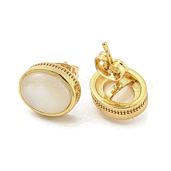 Brass Ear Studs&nbsp;EJEW-P261-45G