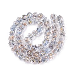 Handmade Foil Glass Beads&nbsp;FOIL-Q001-02D