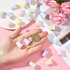10Pcs UV Plating Acrylic Beads&nbsp;MACR-YW0004-57