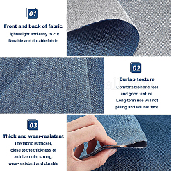 Cotton Flax Fabric&nbsp;DIY-BC0001-46