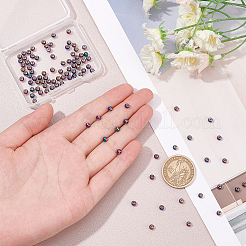Rack Plating Rainbow Color 304 Stainless Steel Beads&nbsp;STAS-DC0007-52