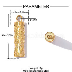 304 Stainless Steel Pendants&nbsp;SA-OY002-01G