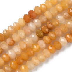 Natural Topaz Jade Bead Strands&nbsp;G-D344-A36-01