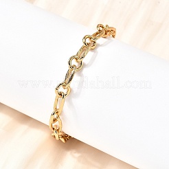 304 Stainless Steel Link Chain Bracelets for Women Men&nbsp;BJEW-A050-01G