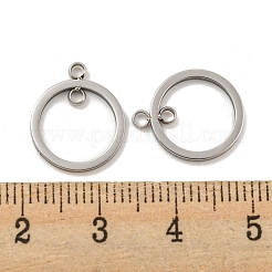 Non-Tarnish 304 Stainless Steel Connector Charms&nbsp;STAS-P356-11P
