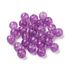 25Pcs Transparent Crackle Glass Beads&nbsp;CCG-XCP0001-02A
