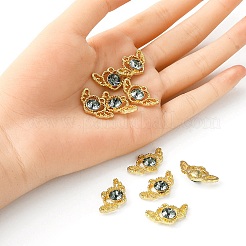 Alloy Rhinestone Pendants&nbsp;ALRI-YW0001-16