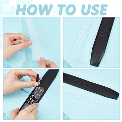 4Pcs Acrylic Belt Templates&nbsp;AJEW-WH0270-488A