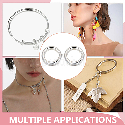 925 Sterling Silver Split Jump Rings&nbsp;FIND-BC0005-42A
