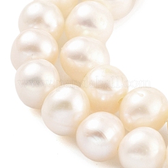天然養殖淡水パールビーズ連売り  ポテト  ナバホホワイト  5~6mm  穴：0.6mm  約33個/連  6.89~7.09インチ（17.5~18cm）&nbsp;PEAR-C003-13F
