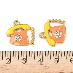 304 Stainless Steel Enamel Pendants&nbsp;STAS-I346-11G-02