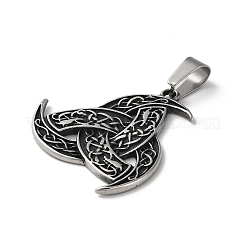 304 Stainless Steel Pendants&nbsp;STAS-D014-13AS