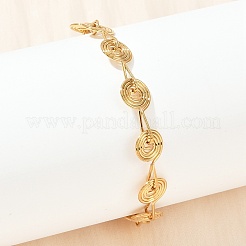 304 Stainless Steel Link Chain Bracelets for Women&nbsp;BJEW-Z143-26G