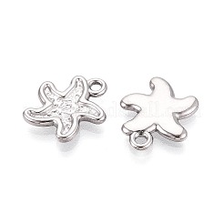 304 Stainless Steel Starfish Charms&nbsp;STAS-T067-52P