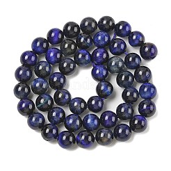 Grade AB Natural Tiger Eye Beads Strands&nbsp;G-B133-A02-8MM-01