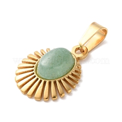 Natural Green Aventurine Pendants&nbsp;STAS-C120-15G-08