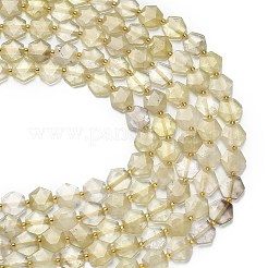 Natural Lemon Quartz(Heated) Beads Strands&nbsp;G-L660-A05-01